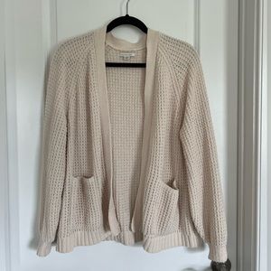 American Eagle Chenille Open Front Cardigan